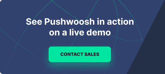 Request a Pushwoosh demo banner